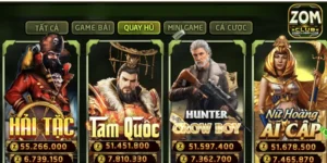 Những dòng game nổ hũ Zomclub đang được săn đón nhiều hiện nay 
